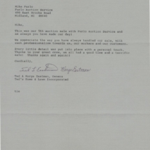 Ted's Letter